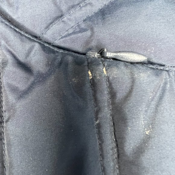 MICHAEL Michael Kors Multi Pocket Reversible Puffer Jacket Blue Grey Size S - Picture 15 of 17